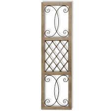 Metal feather wall decor and leaf wall decor. 64 75 Traditional Rectangle Aspire Scroll Metal And Wood Decorative Wall Art Stylecraft Target