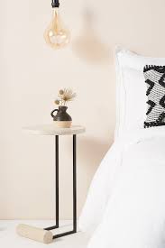 Horizon Side Table Anthropologie In 2020 Unique End Tables Slim Side Table Narrow Bedside Table