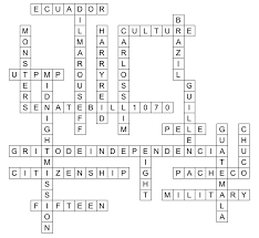 Maybe you would like to learn more about one of these? Vol 41 Issue 1 Crossword Puzzle Solutions La Gente Newsmagazine University Of California Los Angeles