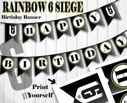 Rainbow 6 Siege Birthday Rainbow Six Siege Banner Rainbow 6 Siege Rainbow 6 Rainbow 6 Siege Party Rainbow Six Siege Party Rainbow Birthday Rainbow Party