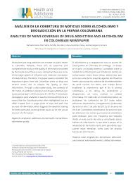 Manténgase informado sobre las noticias de colombia en tiempo real con el más completo archivo de las últimas noticias del país y sus ciudades. Pdf Analisis De La Cobertura De Noticias Sobre Alcoholismo Y Drogadiccion En La Prensa Colombiana