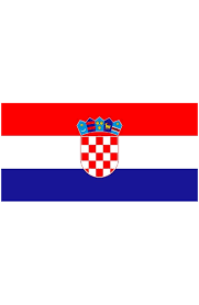 Su costa es una de las más bonitas del mundo. Bandera De Croacia Actual En Raso De Alta Calidad