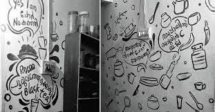 These simple doodles are very easy to draw. Kottayam Woman Makes Kitchen Wall A Canvas To Escape Lockdown Blues Lifestyle Decor English Manorama