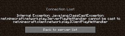 A lan world is essentially a game that can only be reached by other members. 1 15 2 Error Sending Packets To The Client Modder Support Forge Forums