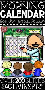 Morning Calendar For The Smartboard Kindergarten Calendar Morning Calendar Calendar Math Kindergarten