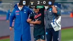 La lesión del 'chucky' fue producida por una barrida imprudente de abdiel ayarza, que recibió únicamente la tarjeta amarilla. Hirving Lozano Sufre Lesion En Tobillo Izquierdo En El Lazio Vs Napoli Deportes Serie A Tudn Univision