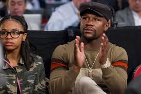 February 24, 1977) is an american professional boxing promoter and former professional boxer. Floyd Mayweather Jr Sits Ring Side With His Daughter Iyanna For The Main Event Fight Between Manny Pacquiao And Jessie Vargas At The Thomas Mack Center On Saturday Nov 5 2016