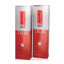 Red iron skin protector protetor de pele e de fácil aplicação, cria uma película protetora que impede as indesejáveis manchas sobre a pele durante a coloração. Red Iron Color Coloracao Creme 60gr Bless Cabeleireiros