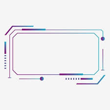 Blue Gradient Technology Border Decoration Border Clipart Blue Border Border Png And Vector With Transparent Background For Free Download First Youtube Video Ideas Graphic Design Background Templates Colorful Borders Design