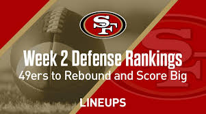 Some things you should know: Week 2 Nfl Defense Def Fantasy Football Rankings San Francisco To Rebound Against Jets