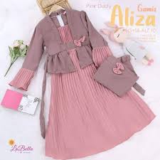 Terbaru 2020 Gamis Anak Plisket Aliza By Labella Shopee Indonesia