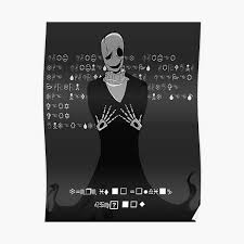 It is available in ttf and otf formats you can easily download it. Wingdings Gaster Posters Redbubble