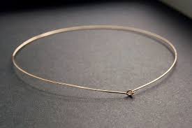 Gold Neck Cuff Gold Choker Necklace Gold Wire Choker Etsy Gold Choker Necklace Delicate Gold Necklace Gold Choker