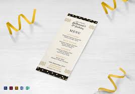 A collection of dinner party menu ideas with recipes, themes, and hosting tips to pull it off with ease. Birthday Dinner Party Menu Design Template In Psd Word Publisher Illustrator Indesign