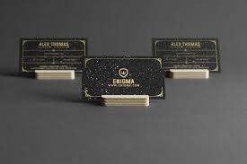Glamorous gold thick glitter drips credit business card. Gold And Black Business Card On Behance