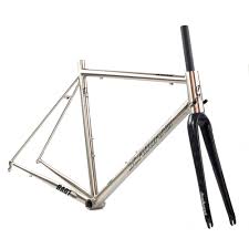 Us 291 39 6 Off Seaboard Cr Mo Steel Road Bike Frame Carbon Fork 700c Classic Chrome Frameset Tapered Brush Silver 4130 Heat Treating In Bicycle