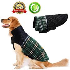 Besazw Dog Jacket Winter Coats For Dogs Coat Sweater For Cold Weather Reversible Waterproof Warm Dog Sweaters For Small Medium Large Dogs