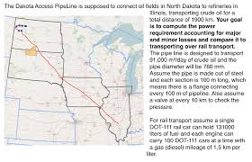 The dakota access pipeline crosses at least 56 named rivers in illinois: The Dakota Access Pipeline Is Supposed To Connect Chegg Com
