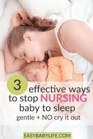If your child is over 1 year and having a variety of foods and drinks, they will not need a replacement feed. 3 Effective Ways To Stop Nursing Baby To Sleep Gently No Cio Baby Sleep Nursing Baby Stop Nursing