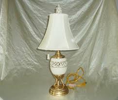 Rare Lenox Brass Porcelain Quoizel Lighting 25 Inch Tall Footed Lattice Porcelain Table Lamp Lamp Quoizel Quoizel Lighting
