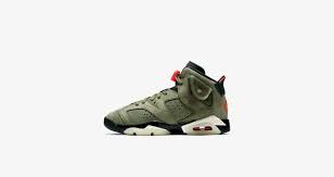 Air Jordan 6 Travis Scott Olive Green Retro Nike Snkrs Cn1084 200 Jordan6 Basketballshoes Air Jordans Nike Snkrs Nike Air Jordan 6