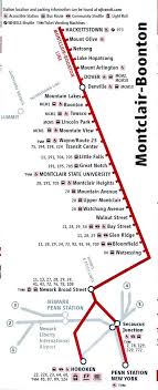 Nj Transit Montclair Boonton 3 Map Nj Finds Diagram Map