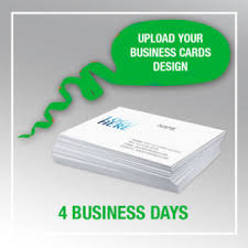 Premium cards printed on a variety of high quality paper types. 4 Business Days Business Cards Blueinkprint
