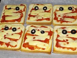 Toast Momie Menu Halloween Nourriture Halloween Alimentation