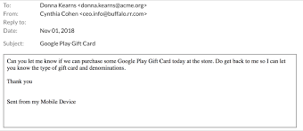 How are gift cards used in scams? Threat Spotlight New Spear Phishing Attack Gift Card Scam Journey Notes