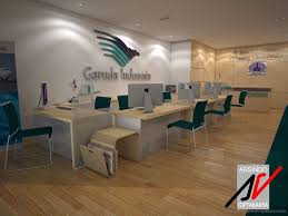 Contoh gambar kantor ini dapat dibuka atau di jalankan pada software autocad versi 2004 ke atas. Desain Kantor Minimalis Project Garuda Air