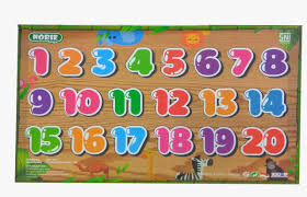 Cara menulis angka 1 milyar tulisan 1 milyar adalah 1.000.000.000. Puzzle Sticker Angka 1 20 Mainan Kayu Com