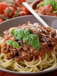 Spaghetti Bolognese With Ragout Sauce And Parmesan Cheese Italian Food Restaurant Italian Dinner Recipes Italian Recipes