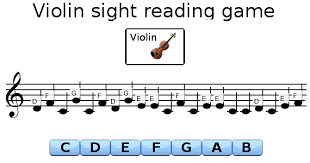 Violin Sight Reading Game Music Theory