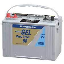 27 series deep cycle marine battery. West Marine Group 27 Deep Cycle Marine Gel Battery 88 Amp Hours West Marine