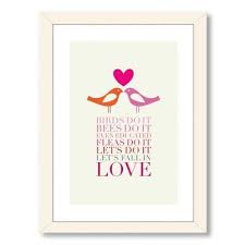 Birds Do It Bees Do It Even Educated Fleas Do It Let S Do It Let S Fall In Love Old World Map Blue Framed Graphic Art Print On Wrapped Canvas Set Of 3 Framed Prints Framed Wall Art Art