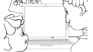 To find out, just try downloading any of the coloring pages. Sid On The Computer Coloring Page Kids Pbs Kids For Parents
