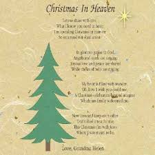 Memorial Picture Frames Christmas In Heaven Christmas Poems Heaven Quotes