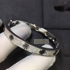 It was conceptualised by legendary jewellery designer aldo cipullo in 1969 and has since become an icon. Cartier Love Bracelet Diamond Paved Ceramic In 18kt White Gold Design Your Own Real 18k Gold And Gia Diamond Luxury Brand Jewelry Custom Made