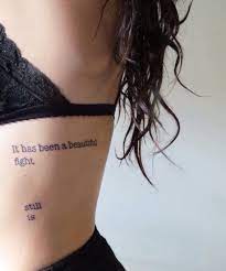 Many say that the worst place to get a tattoo is on your rib cage. Littletattoos Instagram Photos And Videos Cage Tattoos Literary Tattoos Ribcage Tattoo