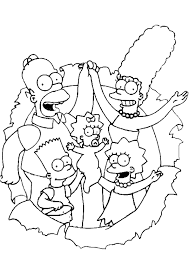 Dibujos De Los Simpson Para Colorear