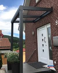 Ein Alu Hausturvordach Der Marke Rexovita 2m X 1 5m In Anthrazit Mit Plexiglas Xt 8mm Massivplatten Al Hausturvordach Vordach Hauseingang Hauseingang Gestalten