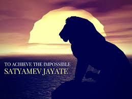 The action and emotion of the story clicked. Satyamev Jayate To Achieve The Impossible Inspirational Quotes Hindi Quotes Life Rules