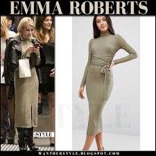 We did not find results for: Emma Roberts In Beige Knit Midi Dress And Black Ankle Boots In La On January 5 I Want Her Style What Celebrities Wore And Where To Buy It Celebrity Style