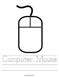 Computer mouse worksheets for class 1a computer mouse is like a real mouse. Computer Mouse Worksheet Twisty Noodle