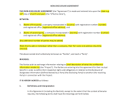 Locate the blank line in this paragraph then enter the number of years from the. Non Disclosure Agreement Template Uk Template Agreements And Sample Contracts