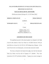 Legal provisions of section 302 of indian penal code, 1860. Dalam Mahkamah Rayuan Malaysia Di Putrajaya