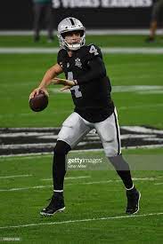 Derek Carr Of The Las Vegas Raiders Looks To Pass During The First Derek Carr Raiders Oakland Raiders