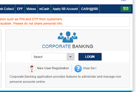 Www Onlinesbi Com Online Sbi Corporate Net Banking Services In India Banking Services Credit Card Online Online