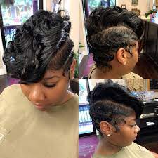 Waves And Curls Hair By Tanya Short Hair Styles African American Short Hair Styles Short Sassy Hair