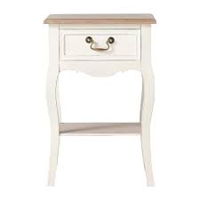 Table basse relevable laquée blanc zen. Comodino 1 Cassetto Color Crema Leontine Maisons Du Monde